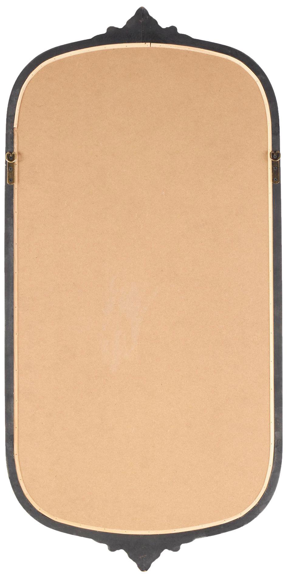 Image 5 Light Brown Wooden Modern Farmhouse Wall Mirror, 24" x 1" x 48" more views