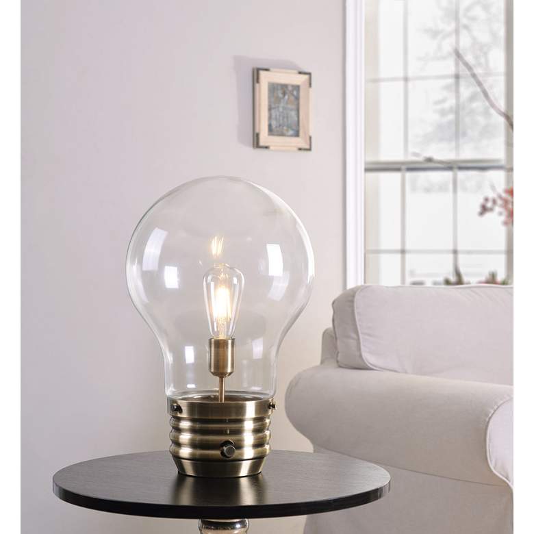 Image 1 Light Bulb18" High Accent Table Lamp by Kenroy Home