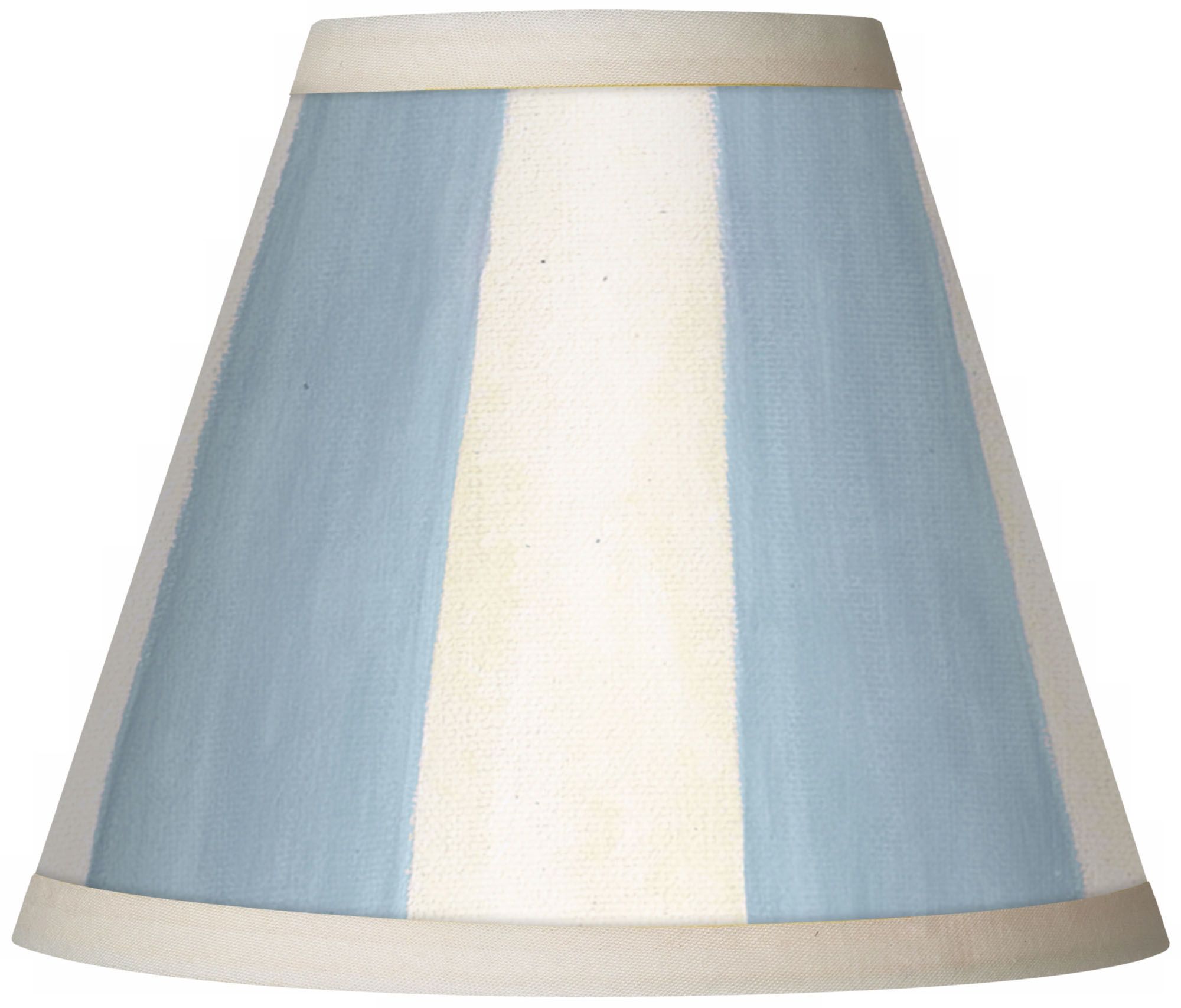 light blue chandelier shades