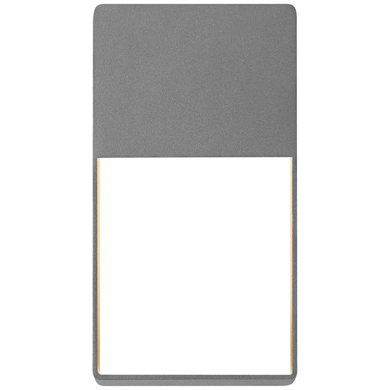 Image 1 Light Frames 13 inchH Textured Gray LED Outdoor Wall Light