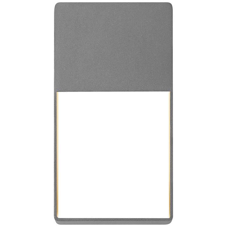 Image 1 Light Frames 13"H Textured Gray LED Outdoor Wall Light