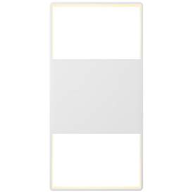 Image1 of Light Frames 14"H Textured White LED Outdoor Wall Light