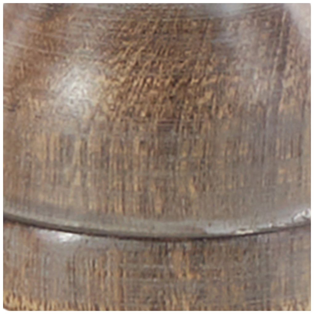 Light Gray Mango Wood Traditional Candle