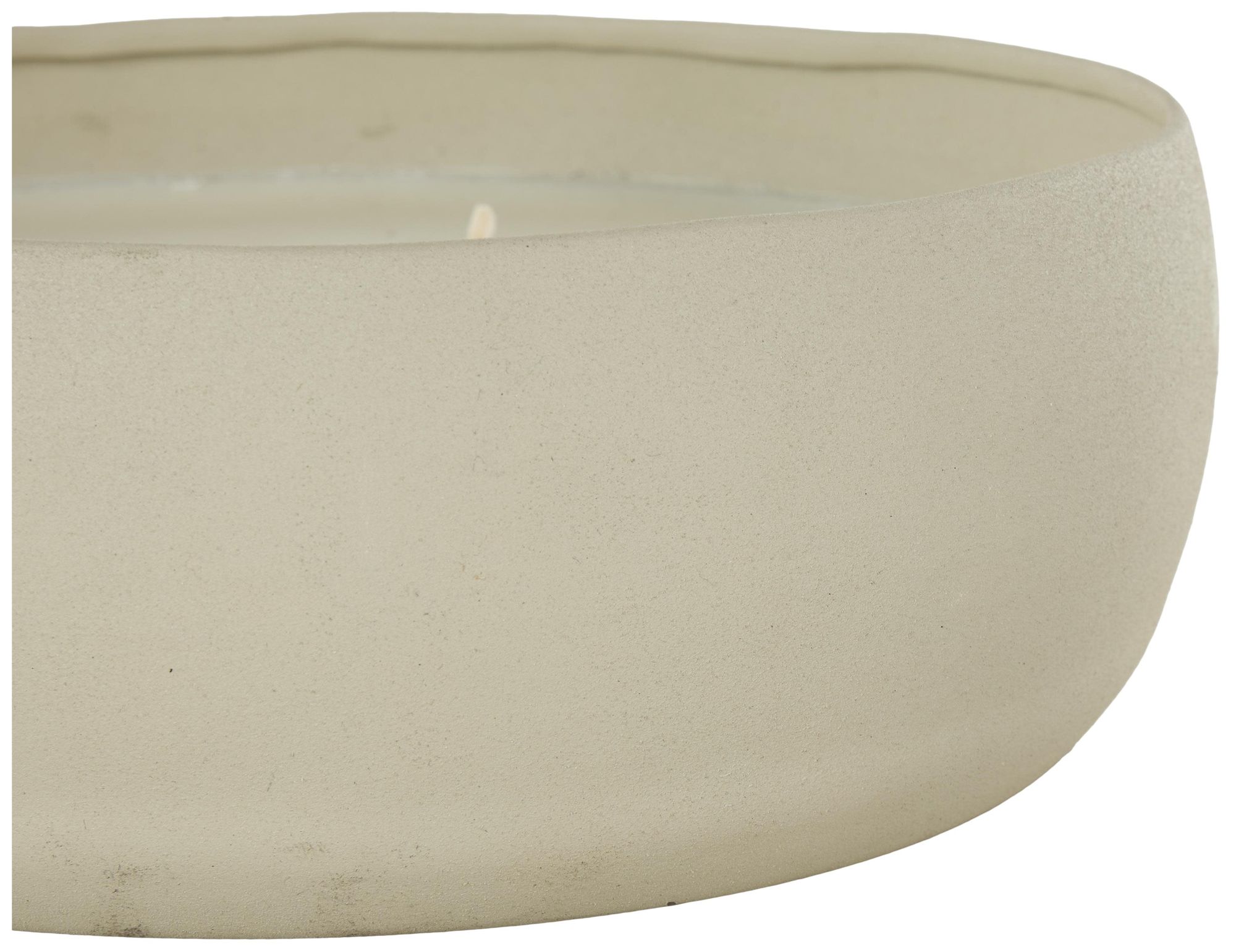 Image 3 Light Gray Metal Modern Candle, 9" x 9" more views