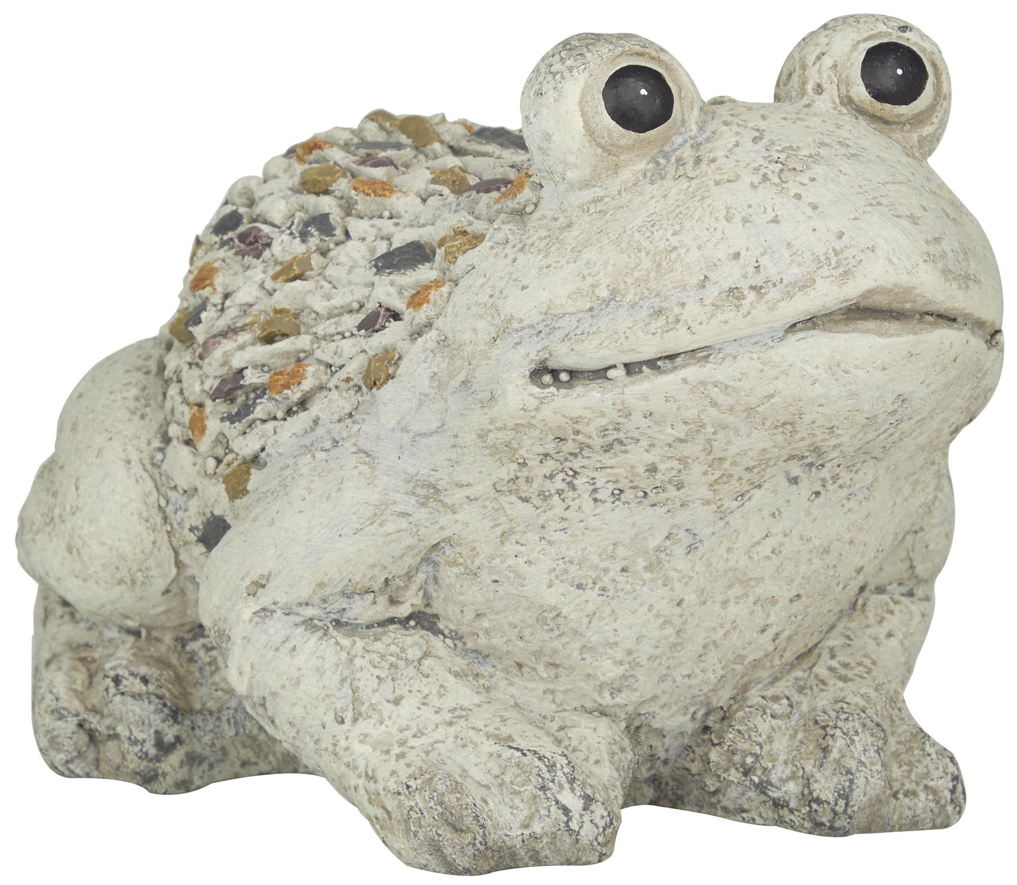 Image 2 Light Gray Polystone Farmhouse Garden Sculpture, 12" x 8" x 8"