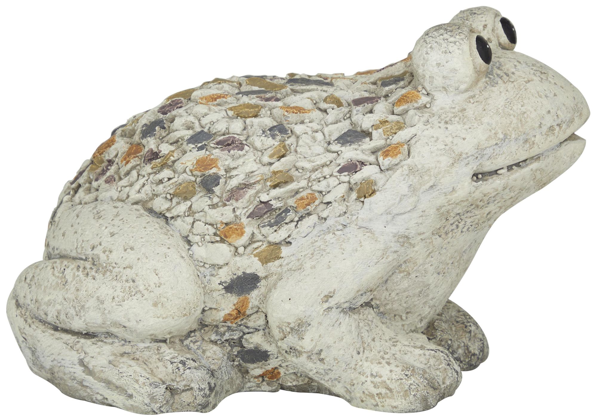 Image 6 Light Gray Polystone Farmhouse Garden Sculpture, 12" x 8" x 8" more views