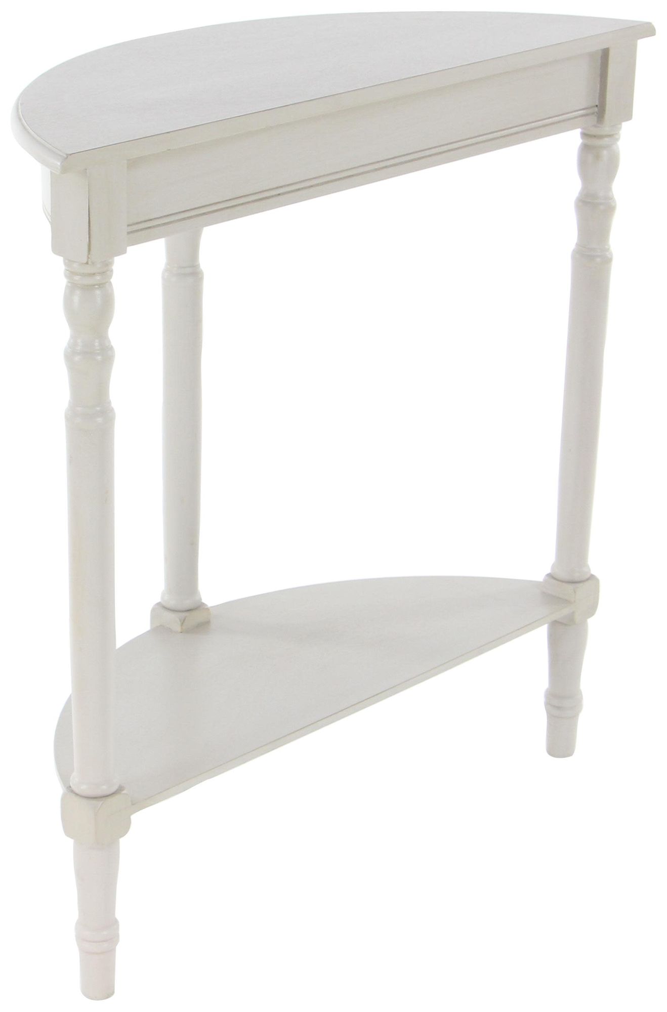 Image 5 Light Gray Wood Traditional Console Table, 32" x 12" x 32" more views