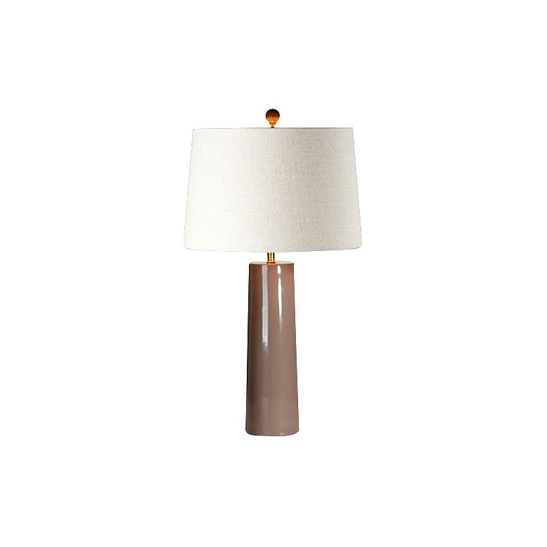 Image 1 Light House Glossy Mocha Table Lamp