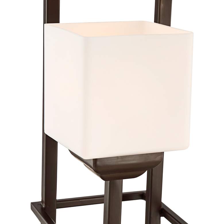 Image 6 Light Tree 3-Light Bronze Finish Accent Console Table Lamp with USB more views