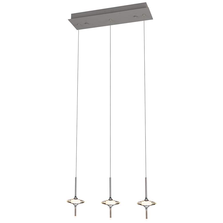 Image 1 Light-Year 18.9" Chrome/Gray Pendant