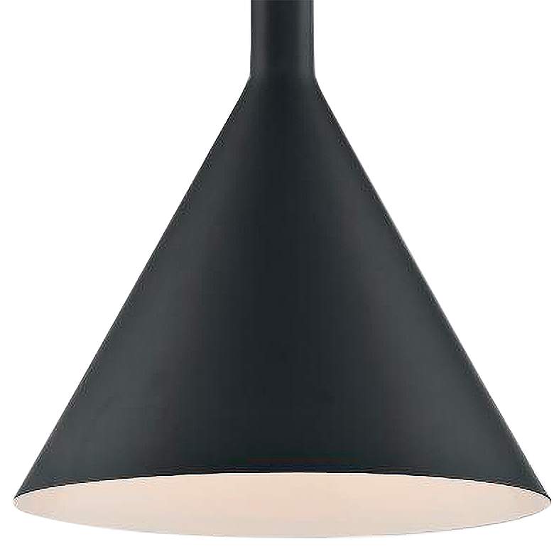 Image 2 Lightcap; 1 Light; Large Pendant Fixture; Matte Black Finish more views