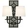 Lightfoot 16 1/2"H Patina Bronze with Carter Leather Sconce