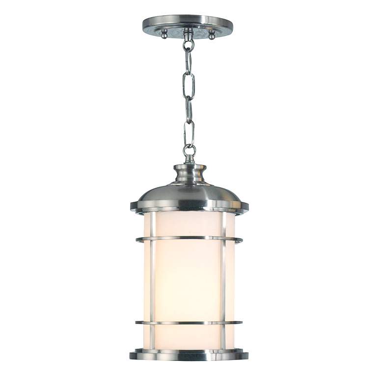 Image 1 Lighthouse 13 inch High Steel Outdoor Hanging Lantern