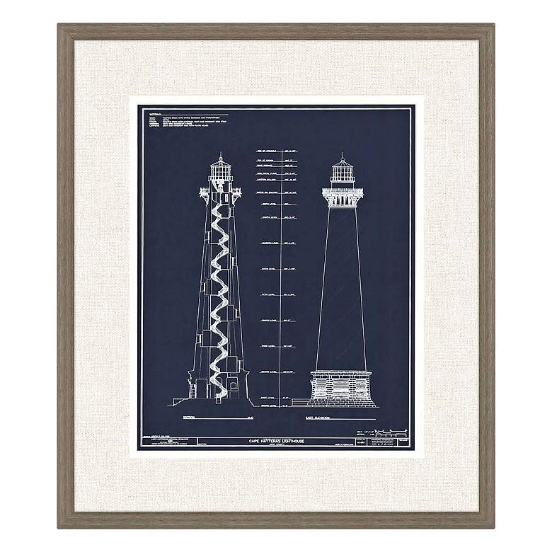 Image 4 Lighthouse I 29 inch High 2-Piece Framed Giclee Wall Art Set more views