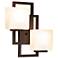 Lighting on the Square 15 1/2"H Bronze LED Wall Sconce