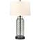 Lightner Mesh Overlay Clear Glass Table Lamp