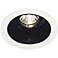 Lightolier 4" Low Voltage Black Alzak Recessed Light Trim
