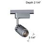 Thumbnail2 of Lightolier Compatible 3 1/4"W 10 Watt LED Silver Track Head more views