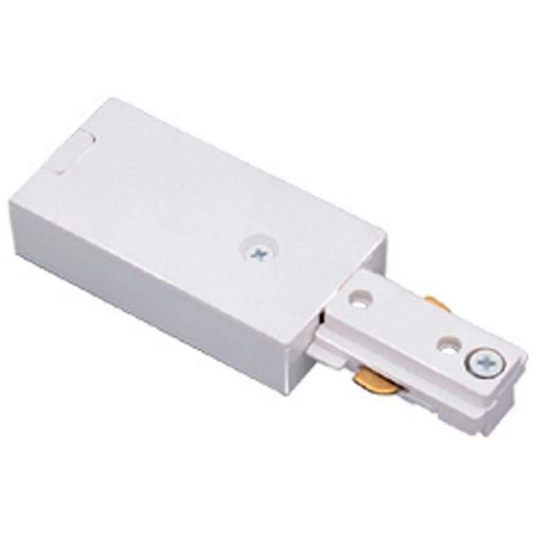 Image 1 Lightolier Joiner White Live End Feed Connector