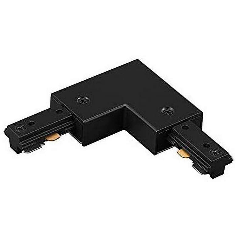 Lightolier L-Series Black L-Shaped Right Track Connector