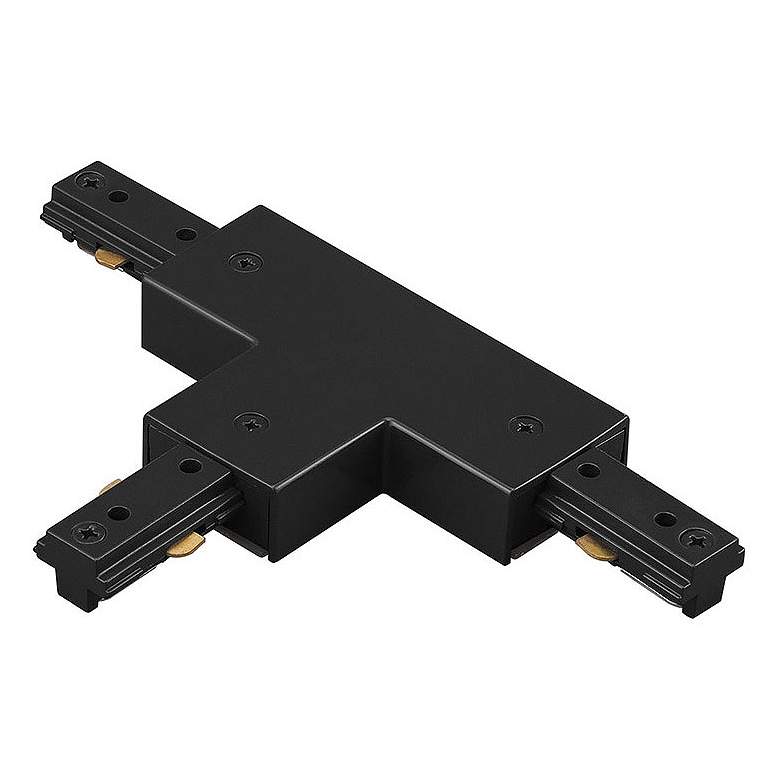 Image 1 Lightolier L-Series Black T-Shaped Track Connector