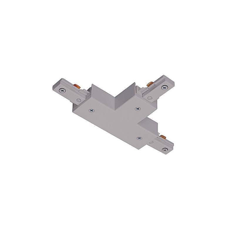Lightolier L-Series Brushed Nickel T-Shaped Track Connector