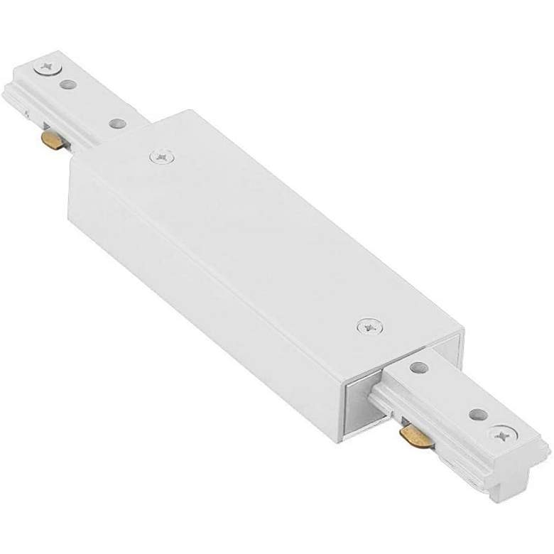 Lightolier L-Series White &quot;I&quot; Power Straight Line Connector