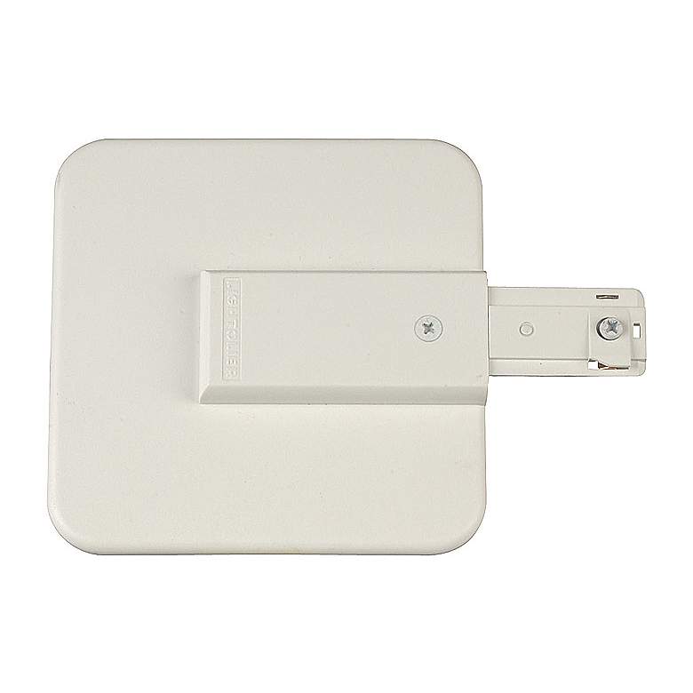 Image 1 Lightolier Live End Canopy Feed in White