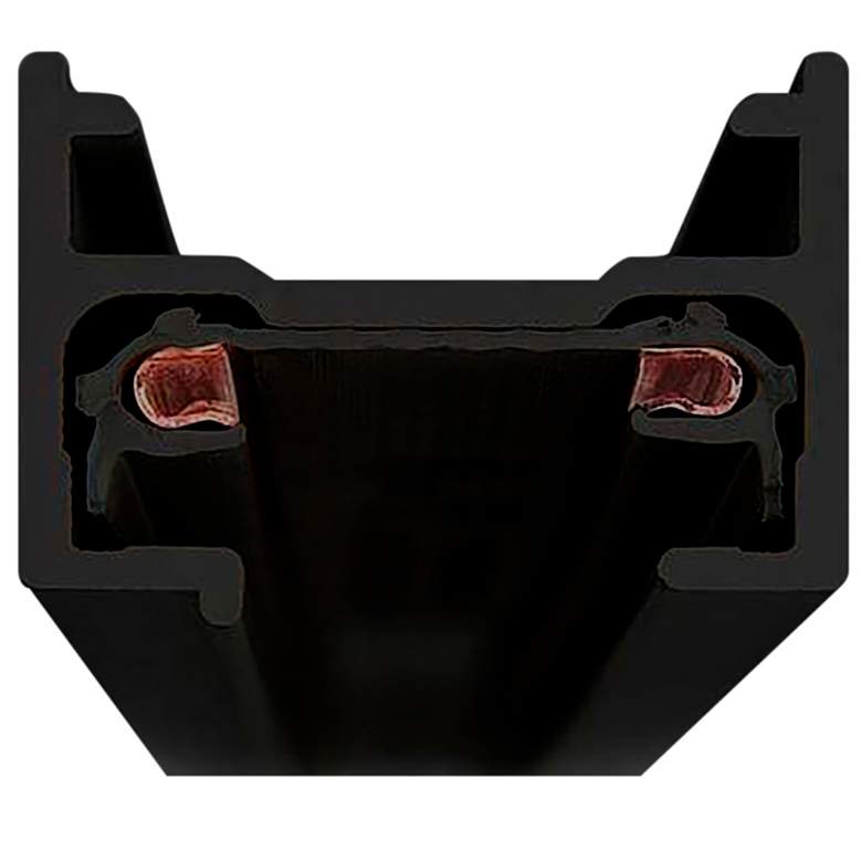 Image 1 Lightolier Lytespan Basic Black 4' Plain Track w/o Live End