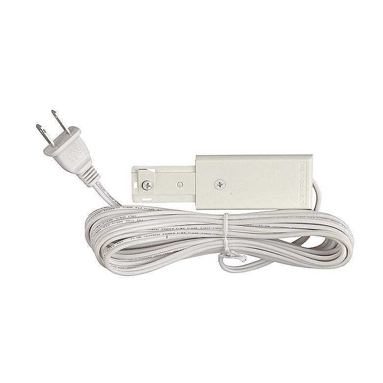 Image 1 Lightolier Lytespan White Plug Live End Cord