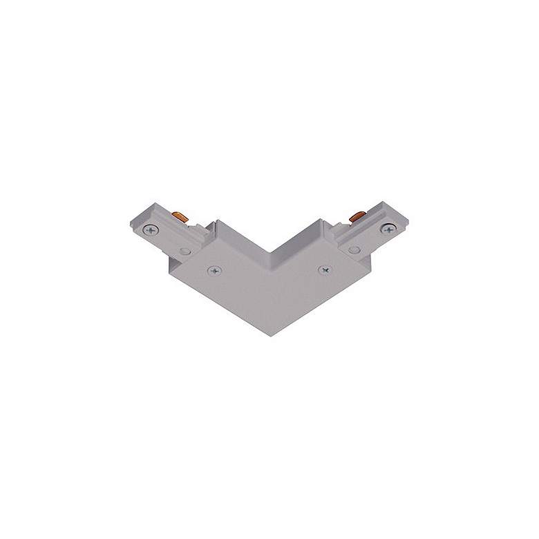 Image 1 Lightolier Single Circuit Silver L-Connector Track Joiner