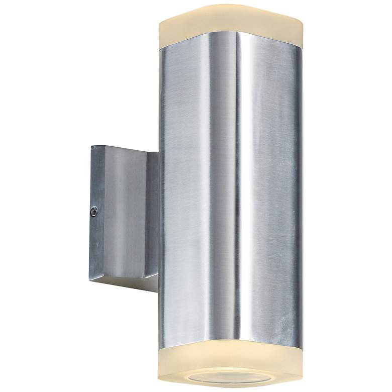 Image 1 Lightray 10 1/4 inch High Square Aluminum LED Outdoor Wall Light