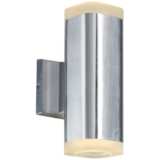Lightray 10 1/4&quot; High Square Aluminum LED Outdoor Wall Light