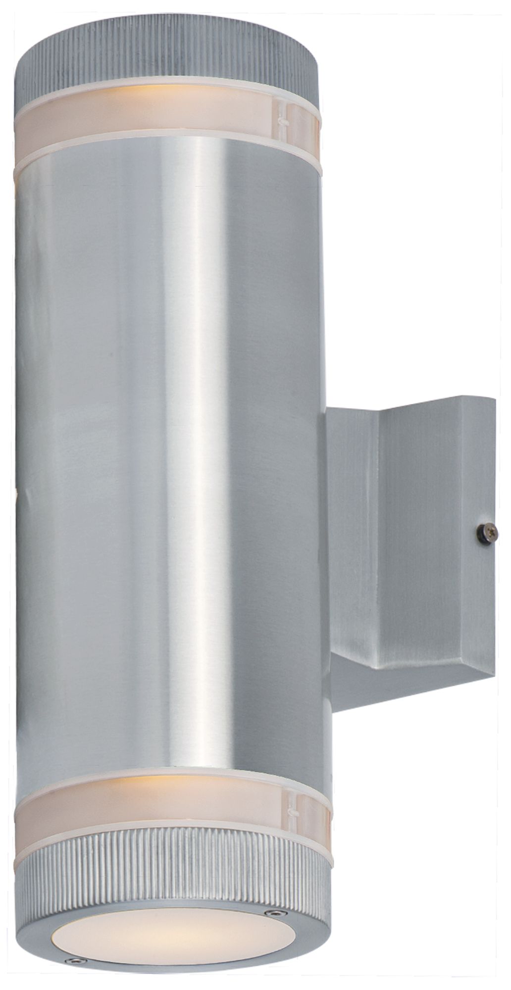 Lightray 2-Light Wall Sconce - Brushed Aluminum
