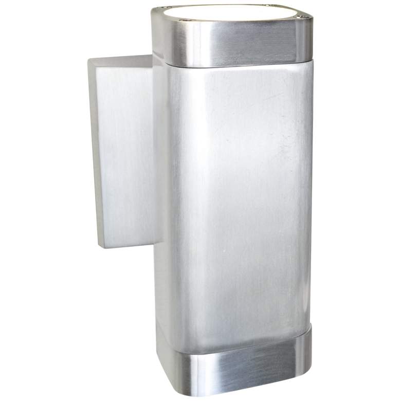 Image 1 Lightray 6 1/2"H Rectangular Aluminum LED Outdoor Wall Light