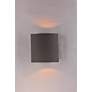 3_Lightray 7" High Architectural Bronze LED Outdoor Wall Light more views