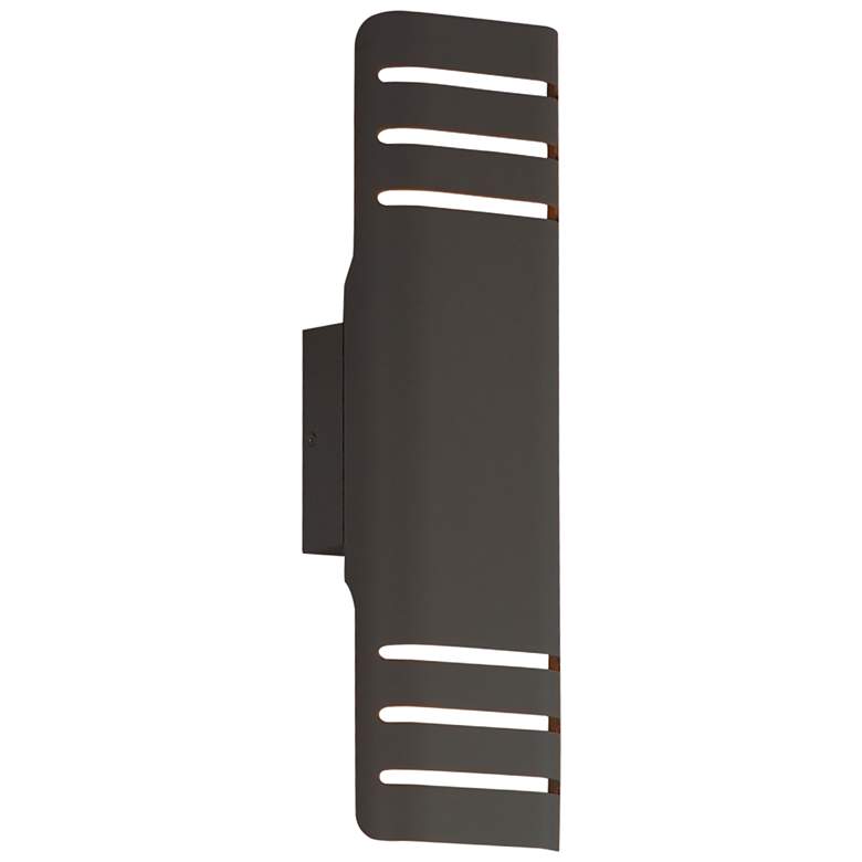 Image 1 Lightray Medium LED Outdoor Wall Lamp - Architectural Bronze