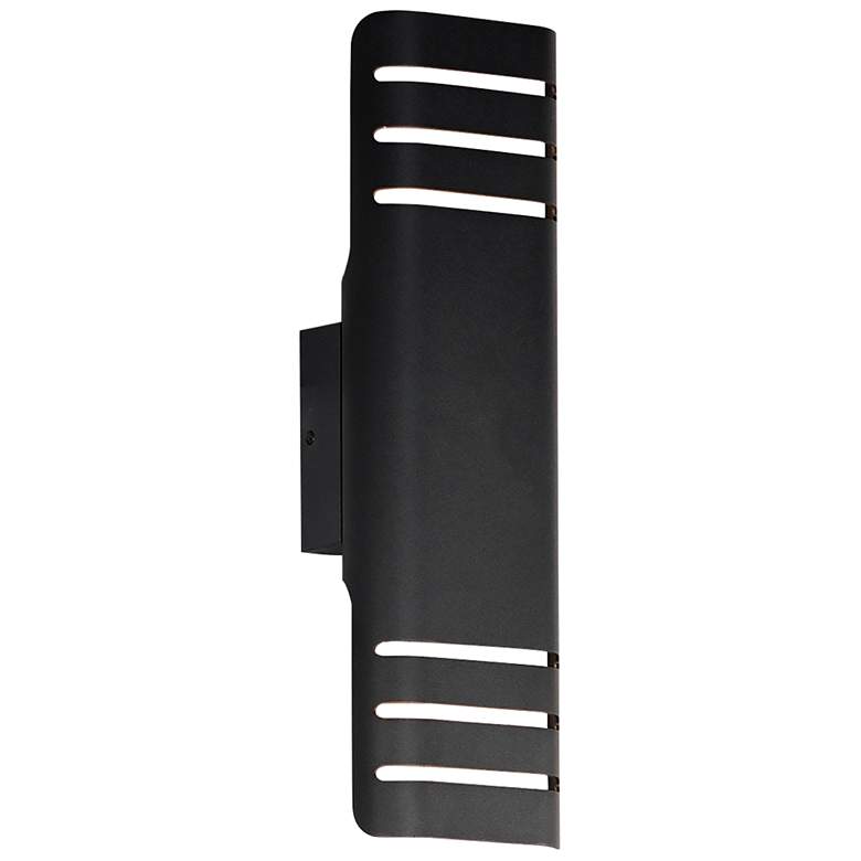 Image 1 Lightray Medium LED Outdoor Wall Lamp - Black