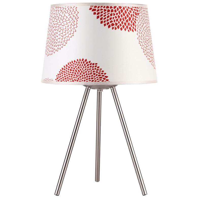 Image 1 Lights Up! 20" High Weegee Small Red Mumm Accent Table Lamp