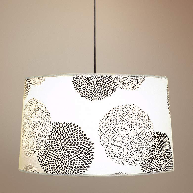 Image 1 Lights Up! Black Mumm Pendant Light