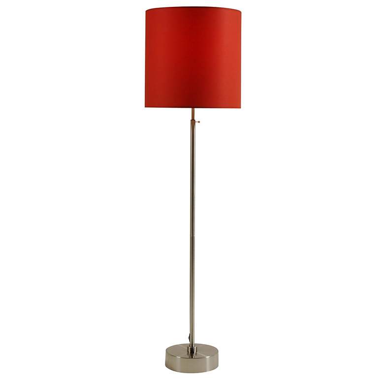 Image 1 Lights Up! CanCan 2 Adjustable Burnish Chintz Floor Lamp