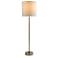 Lights Up! CanCan 2 Adjustable Natural Shade Floor Lamp