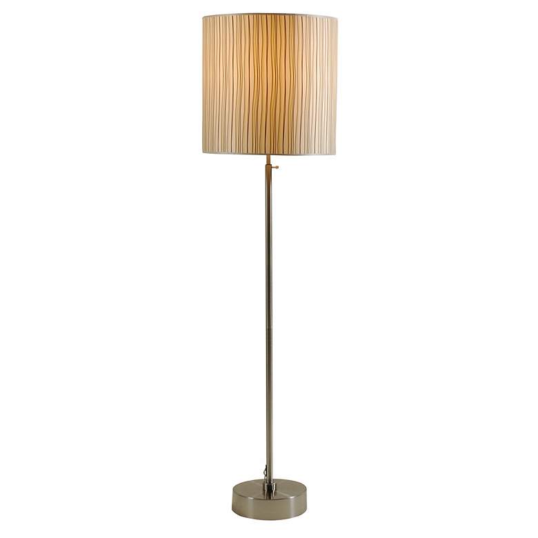 Image 1 Lights Up! CanCan 2 Adjustable Striped Shade Floor Lamp