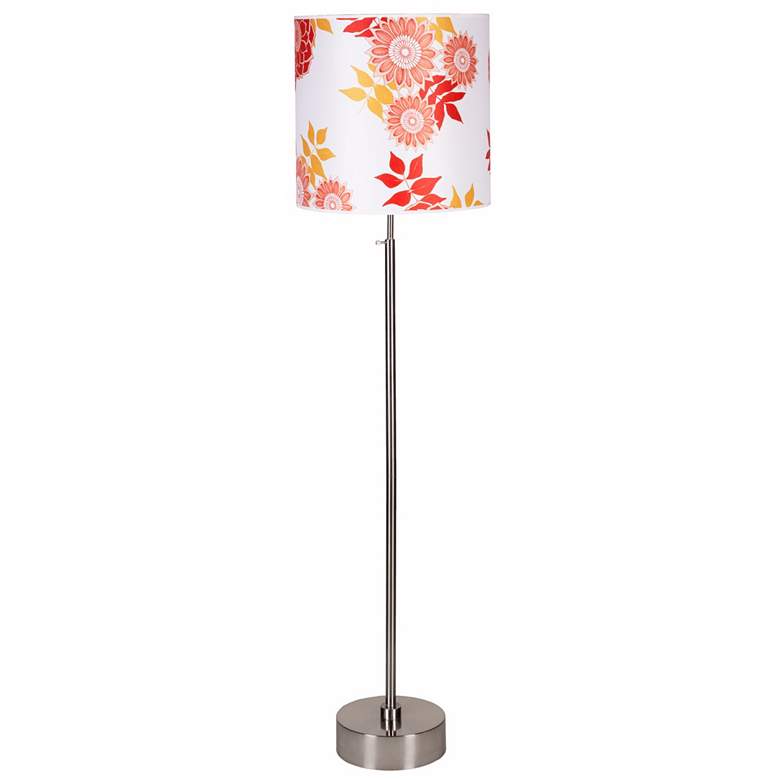 Image 1 Lights Up! Cancan 2 Anna Red Adjustable Height Floor Lamp