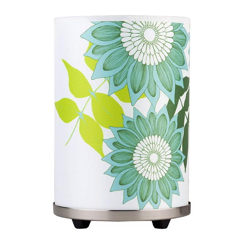 Image 1 Lights Up! Meridian 10 inchH Small Anna Green Accent Table Lamp