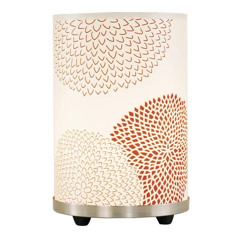 Image 1 Lights Up! Red 10"H Mumm Small Meridian Accent Table Lamp