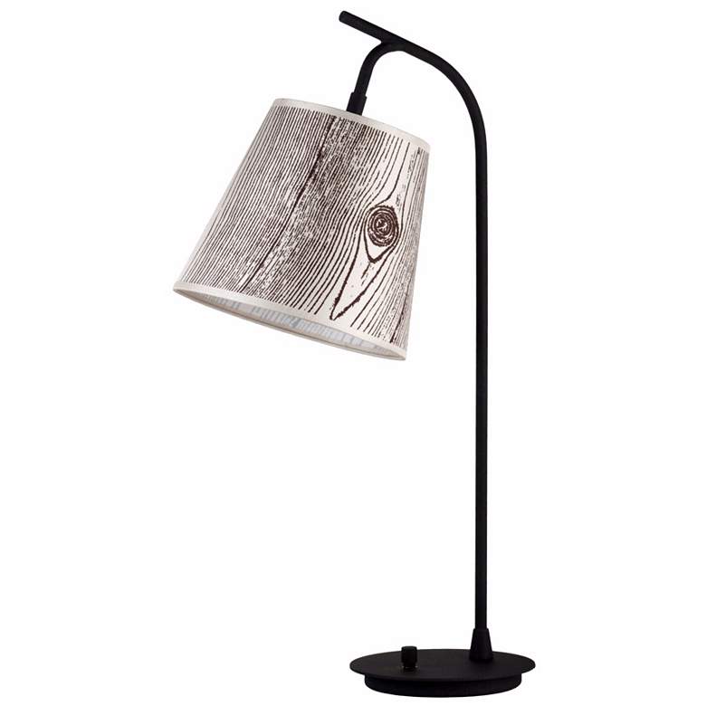 Image 1 Lights Up! Walker Fois Bois Fabric Table Lamp