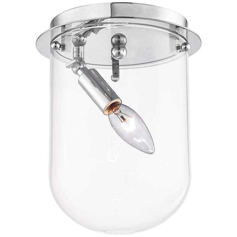 Image 1 Lightway 7" Wide Polished Chrome 1-Light Ceiling Light
