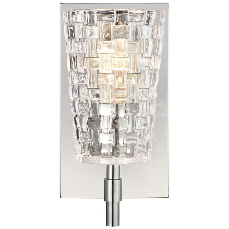 Image 1 Lightweave 4.75" Wide 1-Light Vanity Light - Polished Nickel