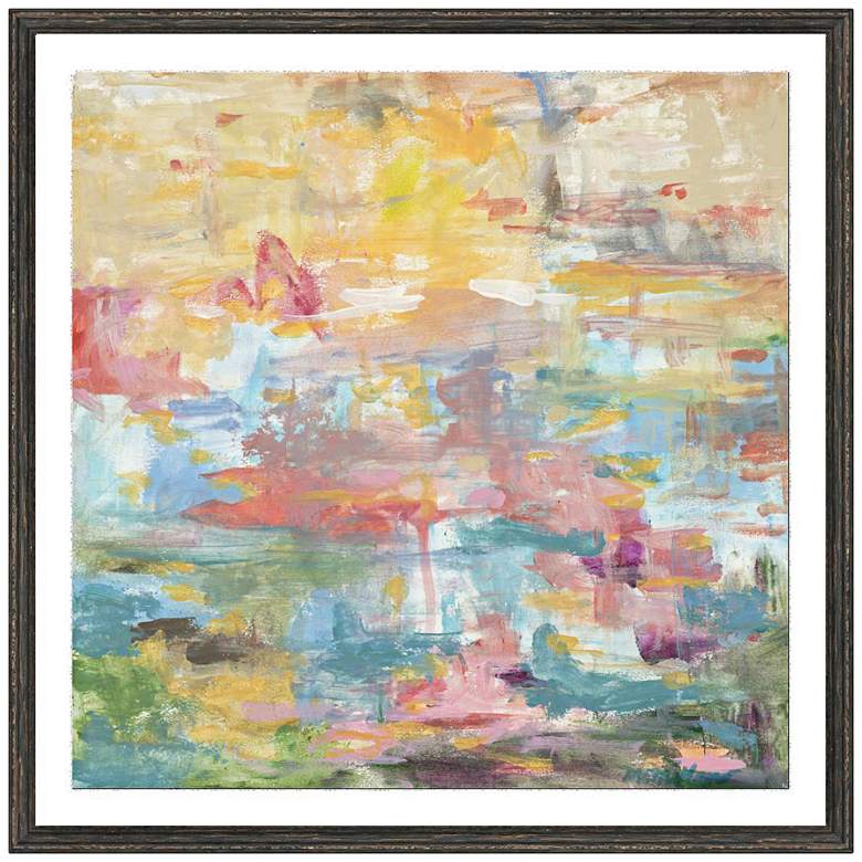 Image 1 Likeness in Water 32 inch Square Framed Wall Art